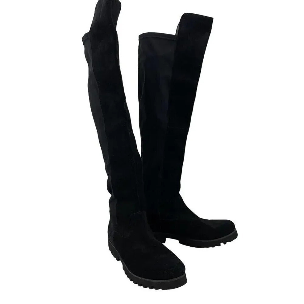 Donald J. Pliner Women's Ronda Suede Leather Over-The-Knee Boot Size 9.5M